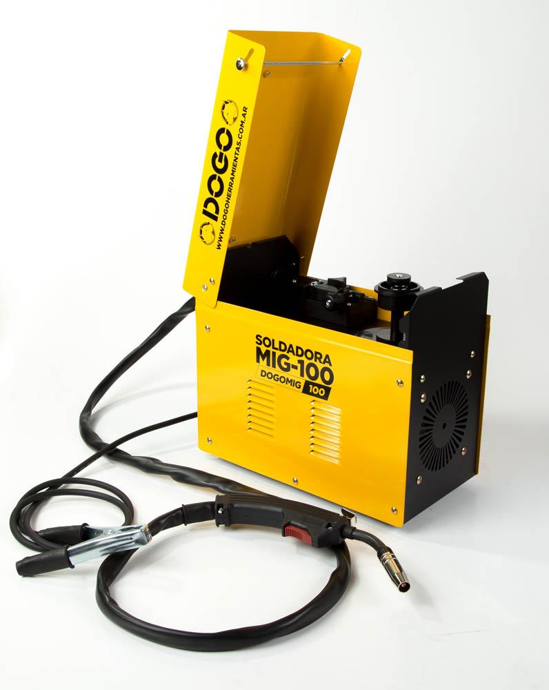 SOLDADORA INVERTER MIG 100 A SOLO FLUX DOGO (50009)