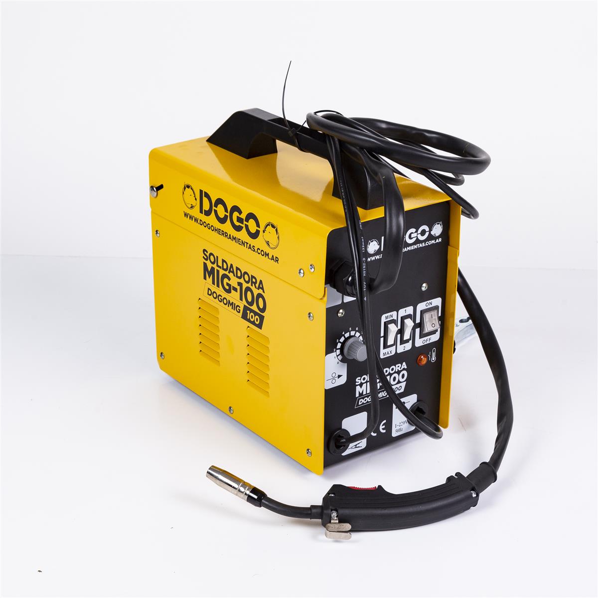 SOLDADORA INVERTER MIG 100 A SOLO FLUX DOGO (50009)